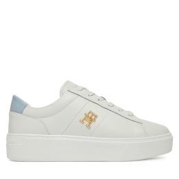 Снимка на Сникърси Tommy Hilfiger Platform Court Sneaker FW0FW08464 Бял