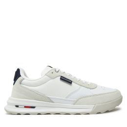 Снимка на Сникърси Tommy Hilfiger Retro Runner Mix Rwb FM0FM05371 Бял