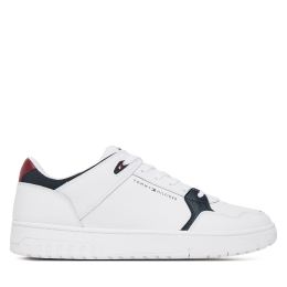 Снимка на Сникърси Tommy Hilfiger Th Basket Core Lite Lth Mix FM0FM05518 Бял