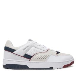 Снимка на Сникърси Tommy Hilfiger Th Basket Modern Street Lth FM0FM05211 Бял