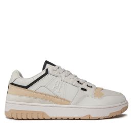Снимка на Сникърси Tommy Hilfiger Th Basket Street Lth FM0FM04874 Бежов