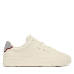 Снимка на Сникърси Tommy Hilfiger Th Court Detail Ess FM0FM05367 Екрю