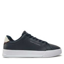 Снимка на Сникърси Tommy Hilfiger Th Court Lth Detail Ess FM0FM05367 Тъмносин