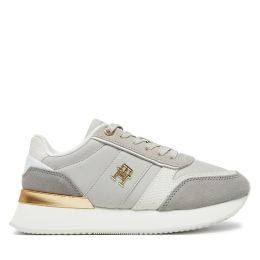 Снимка на Сникърси Tommy Hilfiger Th Fashion Runner FW0FW08475 Сив