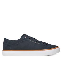 Снимка на Сникърси Tommy Hilfiger Th Hi Vulc Core Low Ii Mesh FM0FM05513 Тъмносин