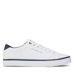 Снимка на Сникърси Tommy Hilfiger Th Hi Vulc Core Low Leather FM0FM05041 Бял