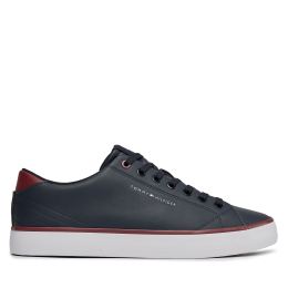 Снимка на Сникърси Tommy Hilfiger Th Hi Vulc Core Low Leather FM0FM05041 Тъмносин