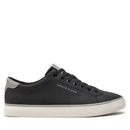 Снимка на Сникърси Tommy Hilfiger Th Hi Vulc Low Core Seasonal FM0FM05110 Черен