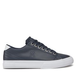 Снимка на Сникърси Tommy Hilfiger Th Hi Vulc Street Low Lth Ess FM0FM04896 Син