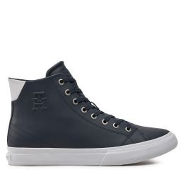 Снимка на Сникърси Tommy Hilfiger Th Hi Vulc Street Lth Ess FM0FM04897 Син
