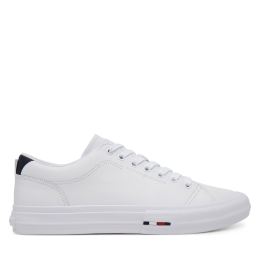 Снимка на Сникърси Tommy Hilfiger Th Hi Vulc Street Lth Patch FM0FM05312 Бял