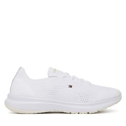 Снимка на Сникърси Tommy Hilfiger Th Knit Runner FW0FW08813 Бял