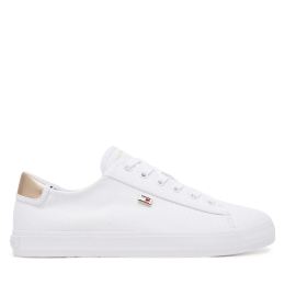 Снимка на Сникърси Tommy Hilfiger Vulc Canvas Lace Up Sneaker FW0FW08647 Бял