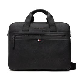 Снимка на Чанта за лаптоп Tommy Hilfiger Essential Pu Computer Bag AM0AM09507 Черен