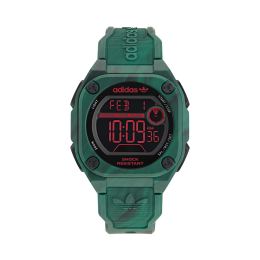 Снимка на Часовник adidas Originals City Tech Two GRFX AOST23573 Зелен