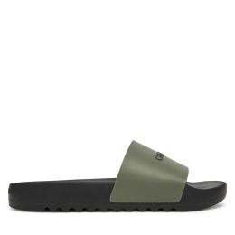 Снимка на Чехли Calvin Klein Chunky Pool Slide Rub HM0HM01063 Зелен