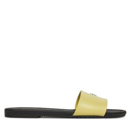 Снимка на Чехли Calvin Klein Jeans Flat Sandal Slide Mg YW0YW01697 Жълт
