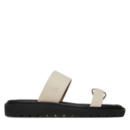 Снимка на Чехли Calvin Klein Jeans Rope Sandal Soft Lth Mg YW0YW01864 Екрю