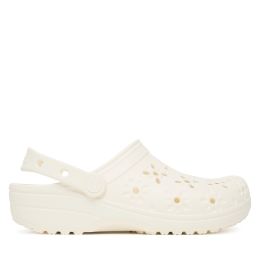 Снимка на Чехли Crocs Classic Floral Cut-Out Clog 210927 Екрю