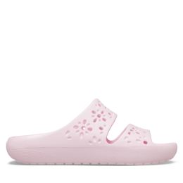 Снимка на Чехли Crocs Classic Floral Cutout Sandal 210966 Розов
