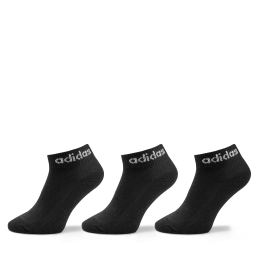 Снимка на Чорапи къси унисекс adidas Linear Ankle Socks Cushioned Socks 3 Pairs IC1303 Черен