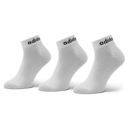 Снимка на Чорапи къси унисекс adidas Think Linear Ankle Socks 3 Pairs HT3451 Бял