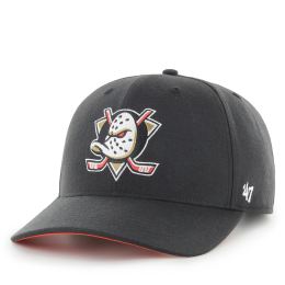 Снимка на Шапка с козирка 47 Brand NHL Anaheim Ducks H-CLZOE25WBP Черен