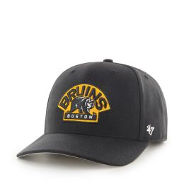Снимка на Шапка с козирка 47 Brand NHL Boston Bruins H-CLZOE01WBP Черен