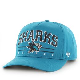 Снимка на Шапка с козирка 47 Brand San José Sharks Roscoe Hitch H-RSCOE22GWP Син