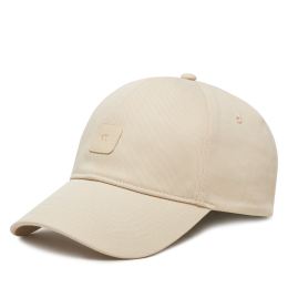 Снимка на Шапка с козирка Calvin Klein Jeans Mono Leather Patch Twill Cap LV04K5052G Бежов