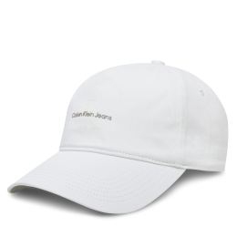 Снимка на Шапка с козирка Calvin Klein Jeans Printed Monologo Cap LV04K5027G Бял