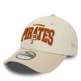 Снимка на Шапка с козирка New Era White Crown 940 Pirates 60435041 Бежов