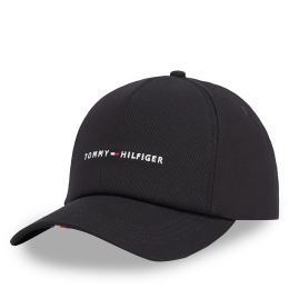 Снимка на Шапка с козирка Tommy Hilfiger Th Foundation Soft 6 Panel Cap AM0AM13162 Черен