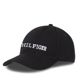 Снимка на Шапка с козирка Tommy Hilfiger Th Monotype Soft 6 Panel Cap AM0AM12154 Черен