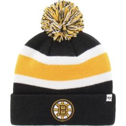 Снимка на 47 NHL Boston Bruins Breakaway CUFF KNIT Зимна шапка, черно, размер