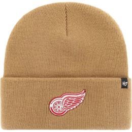 Снимка на 47 NHL DETROIT RED WINGS HAYMAKER CUFF KNIT Зимна шапка, бежово, размер