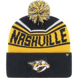 Снимка на 47 NHL NASHVILLE PREDATORS STYLUS CUFF KNIT Зимна шапка, тъмносин, размер