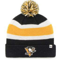 Снимка на 47 NHL PITTSBURGH PENGUINS BREAKAWAY CUFF KNIT Зимна шапка, черно, размер