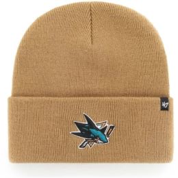 Снимка на 47 NHL SAN JOSE SHARKS HAYMAKER '47 CUFF KNIT BLK Зимна шапка, бежово, размер