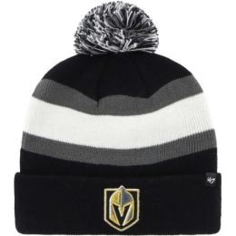Снимка на 47 NHL VEGAS GOLDEN KNIGHTS BREAKAWAY CUFF KNIT Зимна шапка, черно, размер