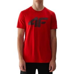 Снимка на 4F T-SHIRT BASIC Мъжка тениска, винен, размер