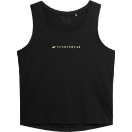 Снимка на 4F T-SHIRT W Дамски потник, черно, размер