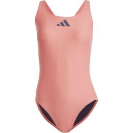 Снимка на adidas 3 BARS SUIT Дамски бански, розово, размер