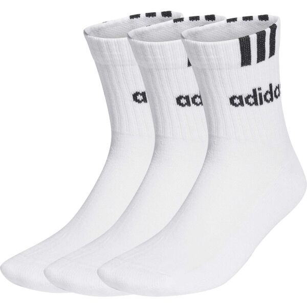 Снимка на adidas 3-STRIPES LINEAR 3P Чорапи, бяло, размер