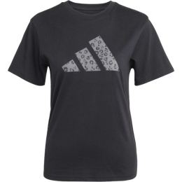 Снимка на adidas ANIMAL TEE W Дамска тениска, черно, размер