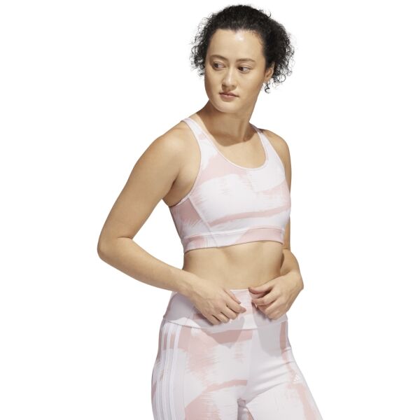 Снимка на adidas AOP MS B Дамско спортно бюстие, розово, размер XS A-C