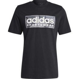 Снимка на adidas CAMO LINEAR GRAPHIC Мъжка тениска, черно, размер