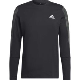 Снимка на adidas CAMO LS T Мъжка тениска, черно, размер