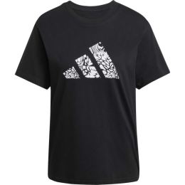 Снимка на adidas CAMO TEE Дамска тениска, черно, размер