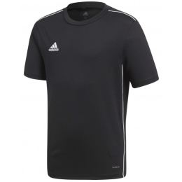 Снимка на adidas CORE18 JSY Y Юношеска футболна фланелка, черно, размер
